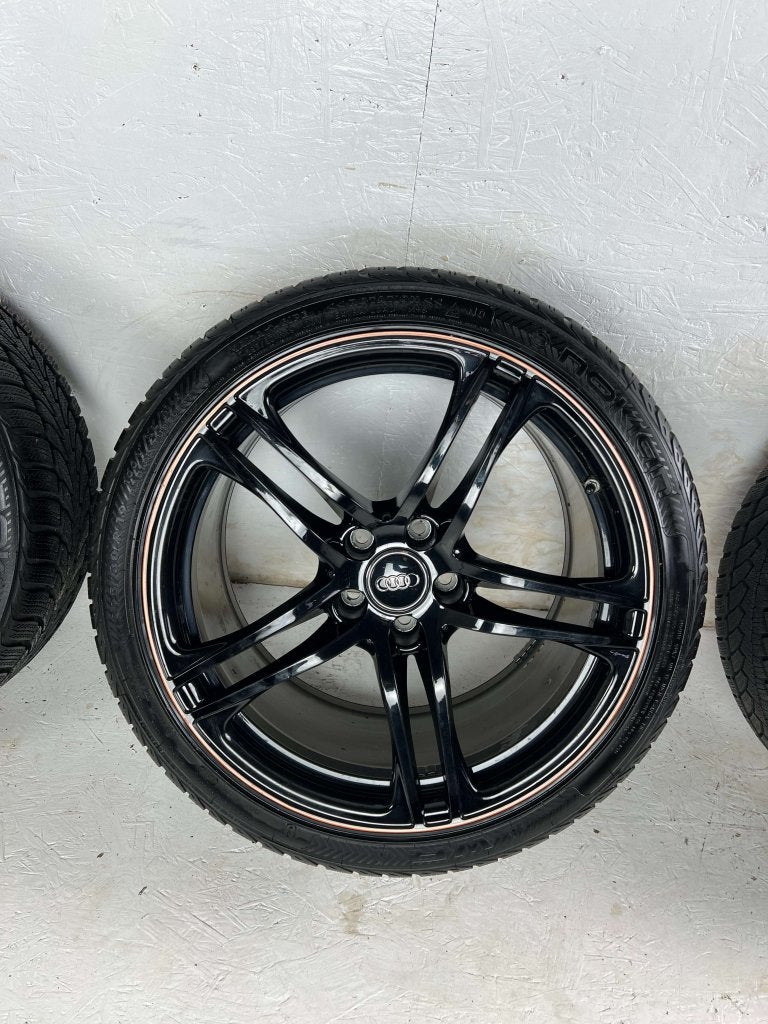 Originele Audi R8 velgen 19" 5x112 winterset breedset 8mm!, Gebruikt, 295 mm, Banden en Velgen, Niet ingevuld