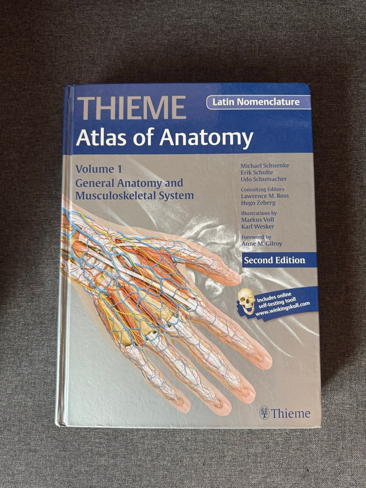 Thieme Atlas of Anatomy: General Anatomy and Musculoskeletal, Ophalen of Verzenden, Beta, Zo goed als nieuw, HBO