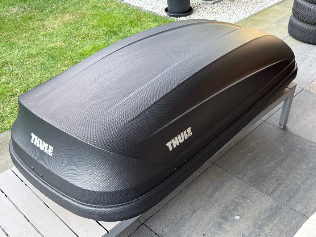Fraaie Thule Pacific Dakkoffer (evt incl wingbar-dakdragers), Ophalen, Zo goed als nieuw