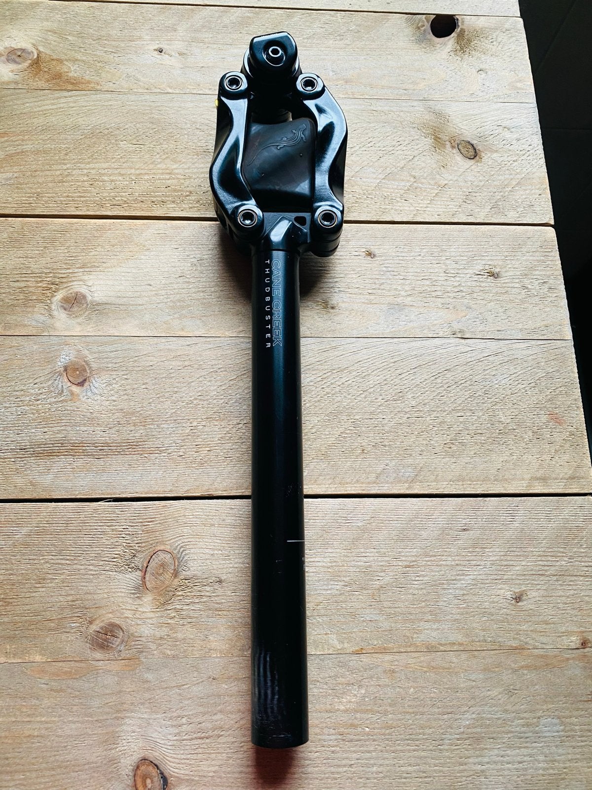 Cane Creek Thudbuster G4 LT Verende Zadelpen, Elektrische fiets, Gebruikt, Ophalen of Verzenden, Zadel