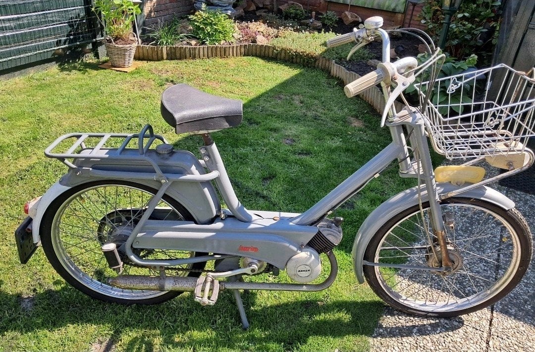 Berini bromfiets met mandje, Ophalen, Gebruikt, Berini