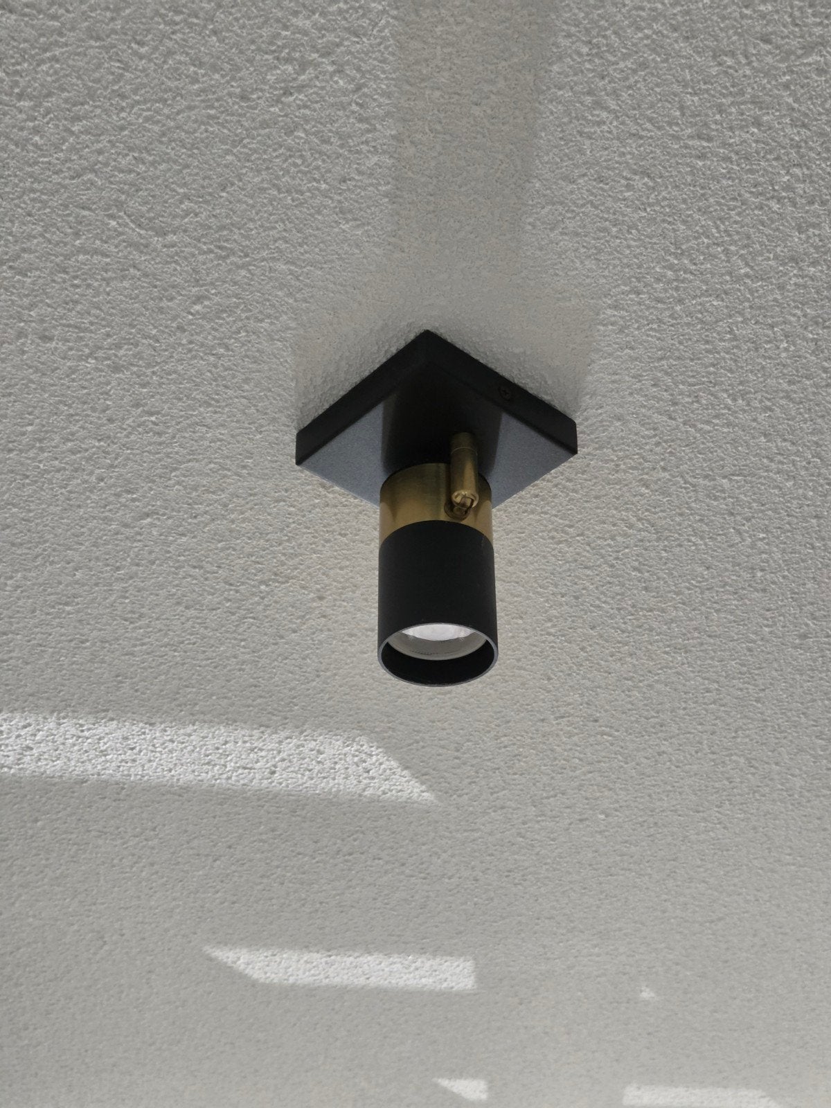 Plafondspot spot led zwart messing goud 4 stuks, Ophalen of Verzenden, Zo goed als nieuw