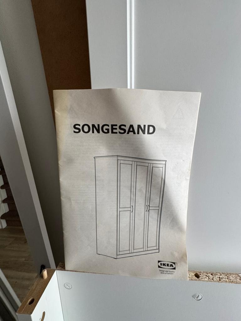Ikea Songesand kledingkast, Ophalen, Met deur(en), Gebruikt, 100 tot 150 cm