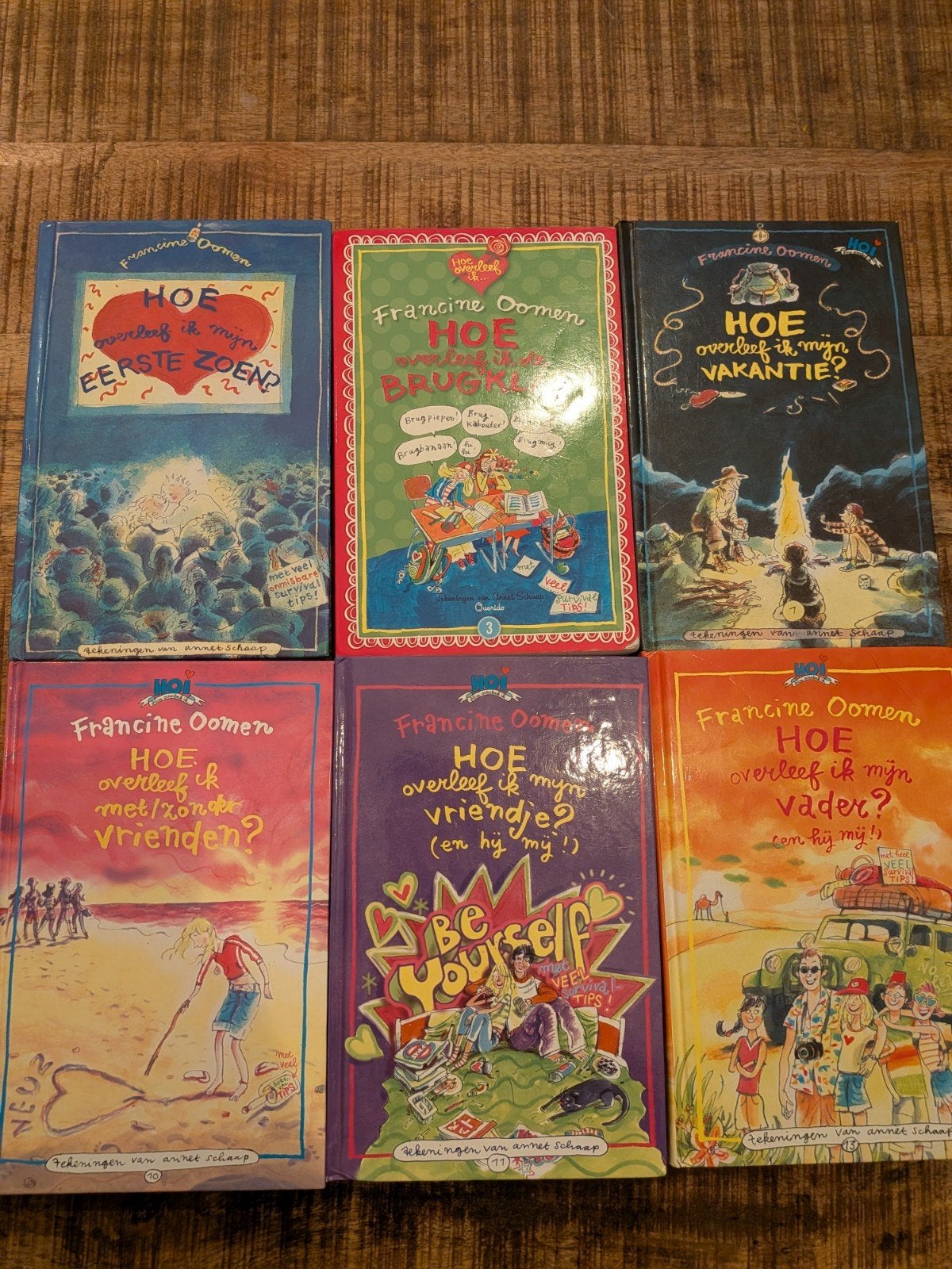 Hoe overleef ik collectie - Francine Oomen (6 boeken), Ophalen of Verzenden, Gelezen, Francine Oomen, Fictie algemeen