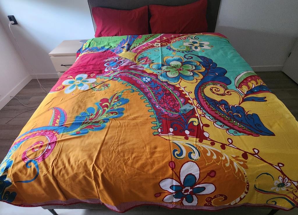 Dekbedovertrek, maat 240x220, merk essenza, Overige kleuren, Dekbedovertrek, Tweepersoons, Ophalen of Verzenden
