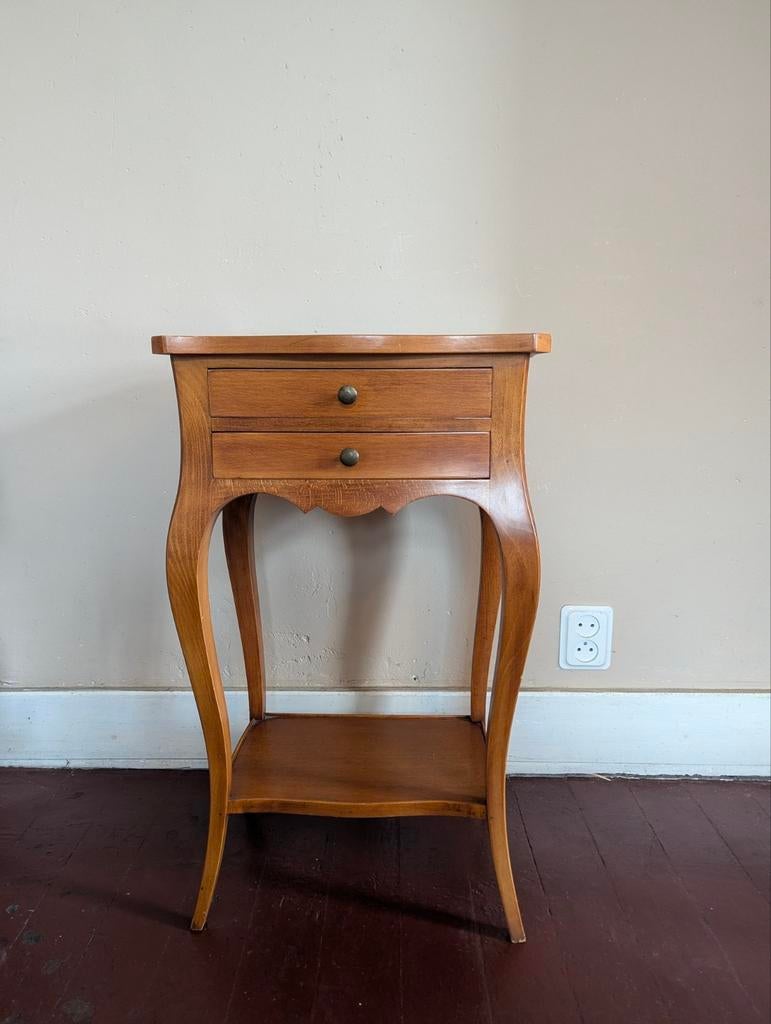 Sidetable bijzettafel licht kersen Selva met lades, Antiek, Gebruikt, 5 laden of meer, Minder dan 100 cm