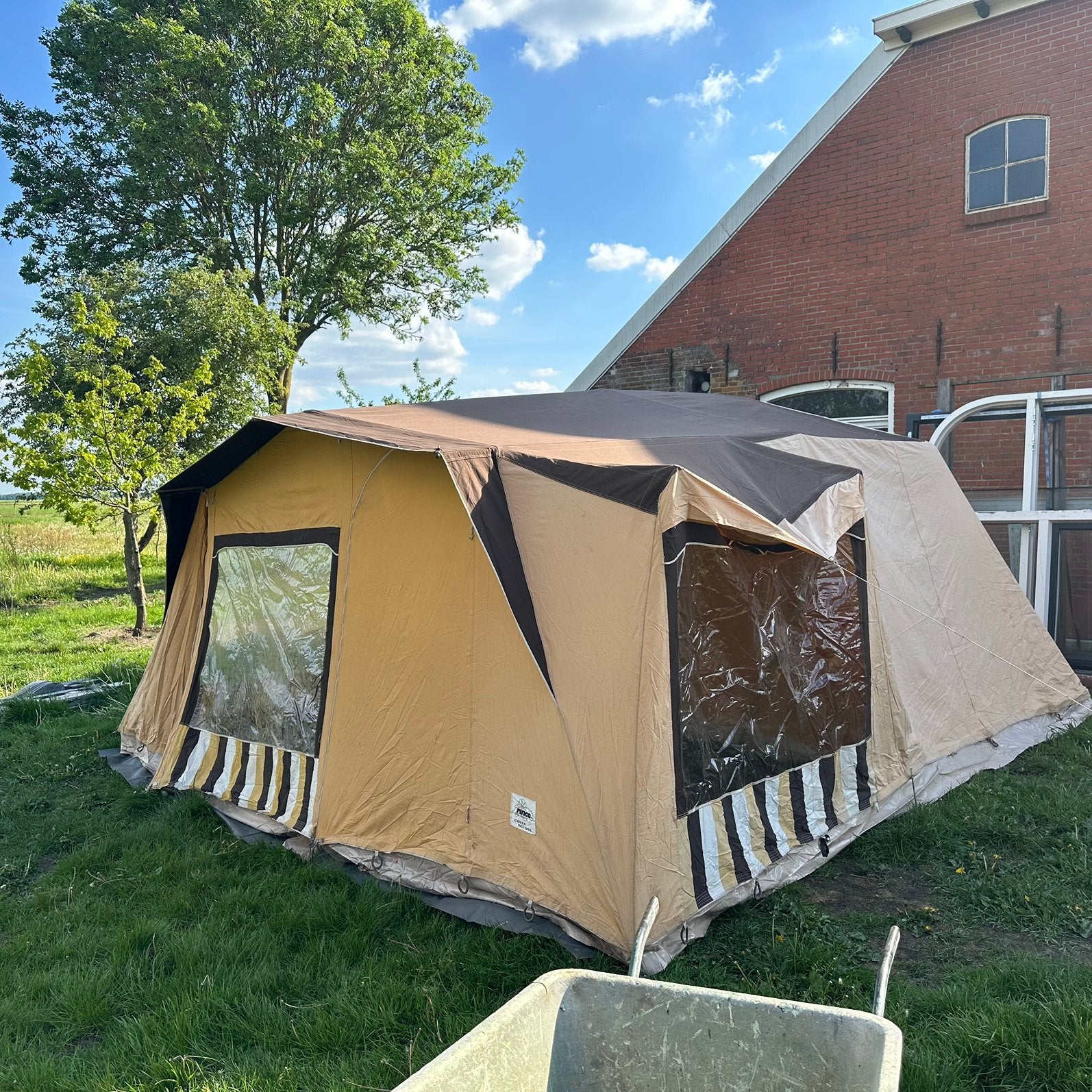 Vintage Rinco costa del sol tent - camping, Ophalen of Verzenden, Gebruikt, Tot en met 4