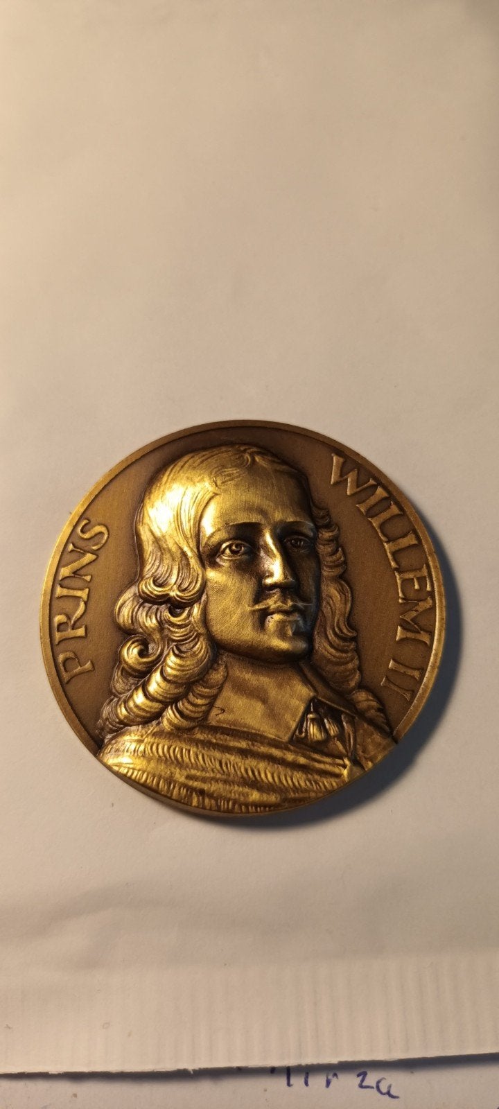 Prins Willem II Herdenkingsmunt - Brons, Postzegels en Munten, Ophalen of Verzenden