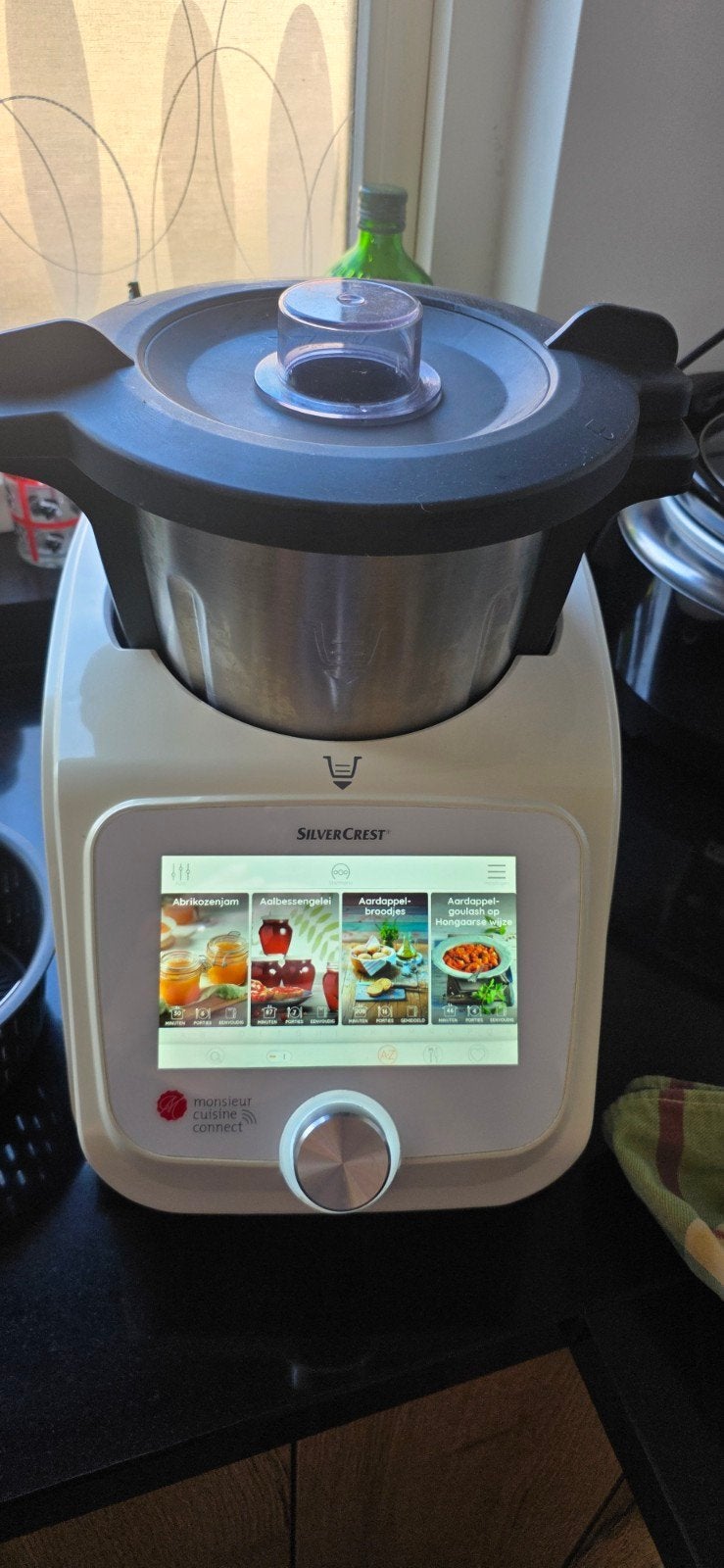 Silvercrest Monsieur Cuisine Connect (Thermomix kloon), Witgoed en Apparatuur, Keukenmixers, Zo goed als nieuw, 2 tot 3 liter