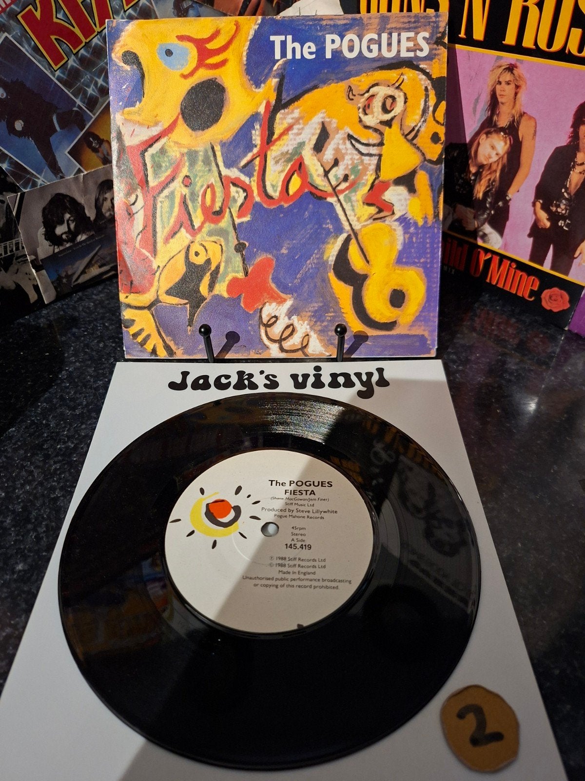 The Pogues - Fiesta 7 inch vinyl single (1988) 2, Pop, 7 inch, Ophalen of Verzenden, Zo goed als nieuw