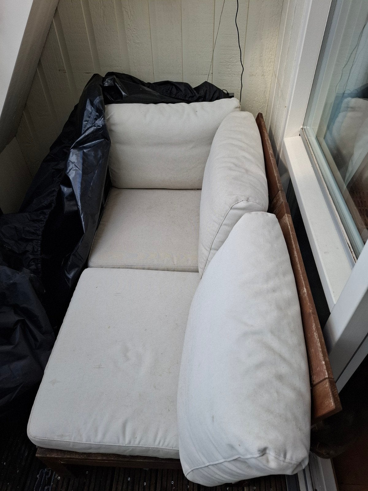 Applaro tuinbank Ikea, Tuin en Terras, Ophalen, Gebruikt, Hout