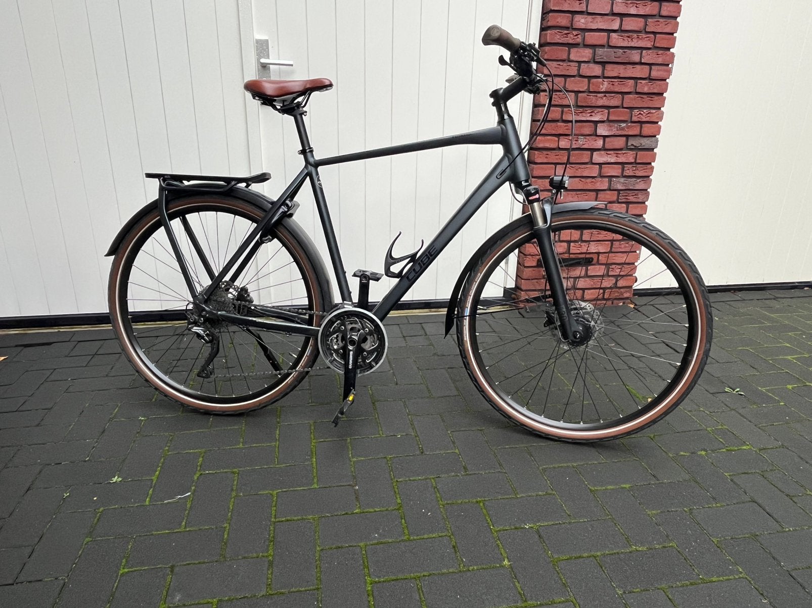 Een mooie cube in de maat L, Versnellingen, Zo goed als nieuw, 57 tot 61 cm, Schijfrem