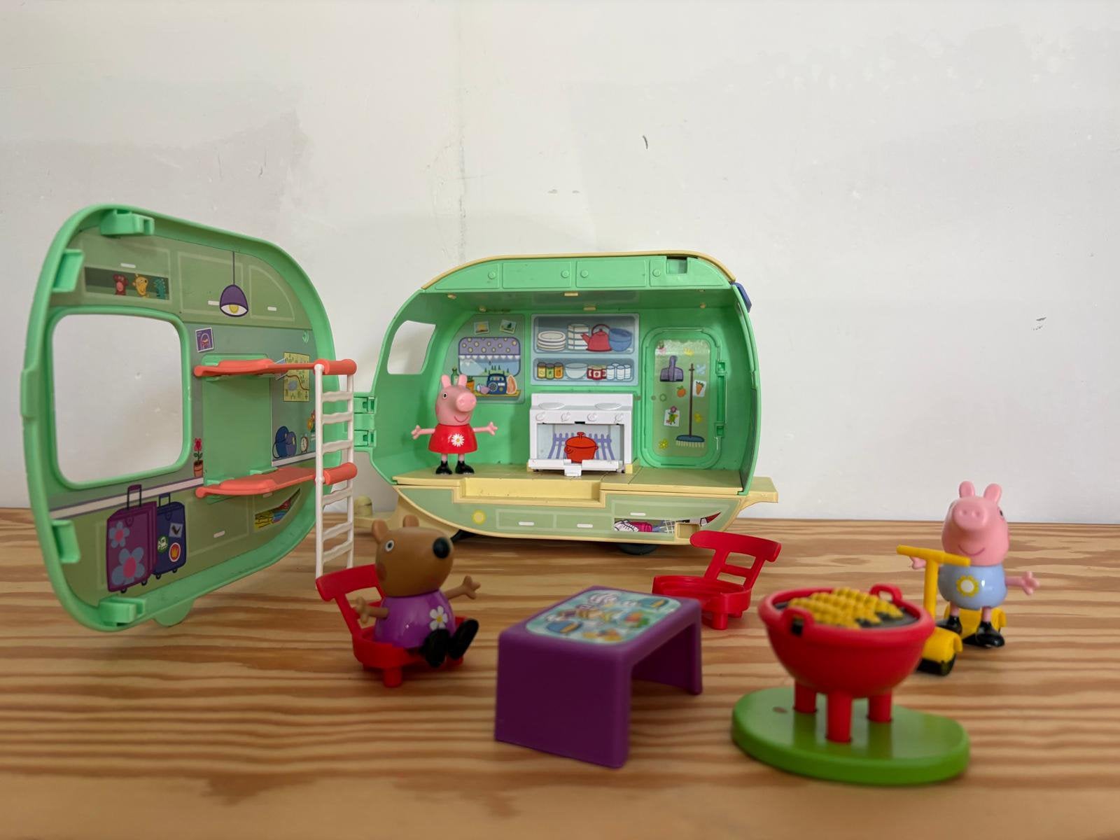 Peppa Pig caravan, Kinderen en Baby's, Ophalen, Zo goed als nieuw, Jongen of Meisje