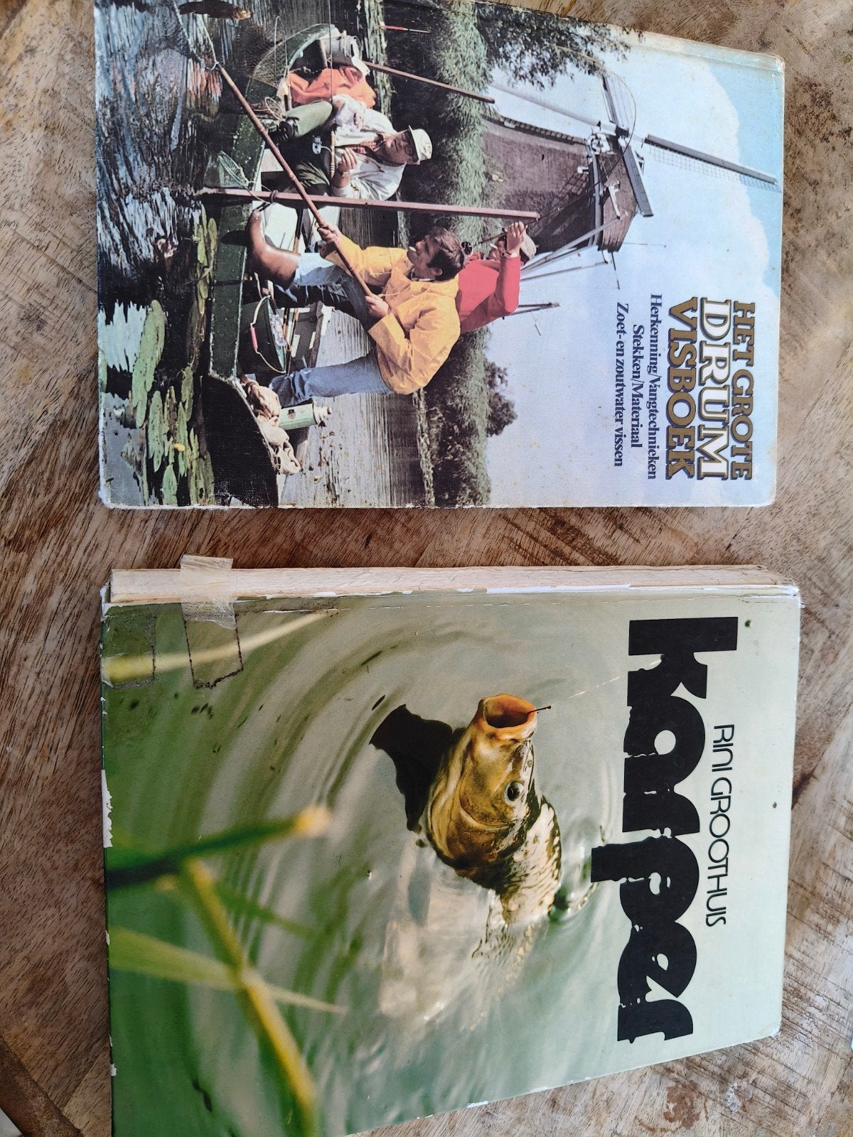 2x Visboeken: Het Grote Drum Visboek & Karper, Ophalen of Verzenden, Gelezen, Rini Groothuis, Watersport en Hengelsport