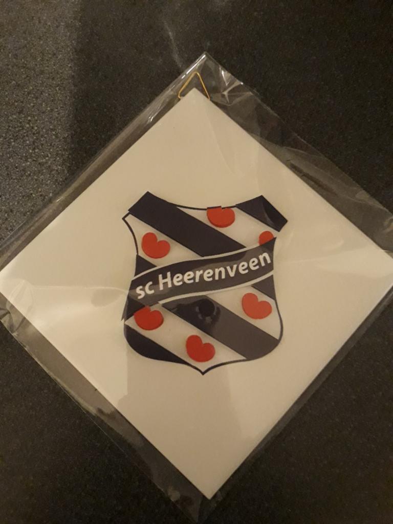 Heereveen tegel, Ophalen of Verzenden, Nieuw, Overige binnenlandse clubs, Overige typen