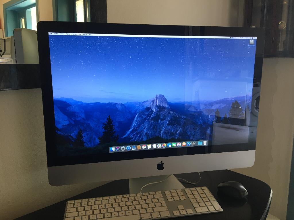 iMac 27" Late 2009 / I7-2.8 GHz /8 Gb/ 1 Tb SSHD/ 512 GPU., Computers en Software, Apple Desktops, Ophalen, Gebruikt, HDD en SSD