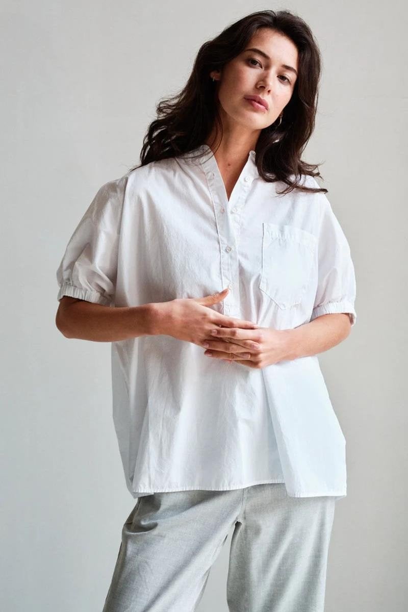 Penn&Ink Witte Blouse Maat 36 (ook voor 38) met Pofmouwen, Wit, Nieuw, Ophalen of Verzenden, Penn&Ink