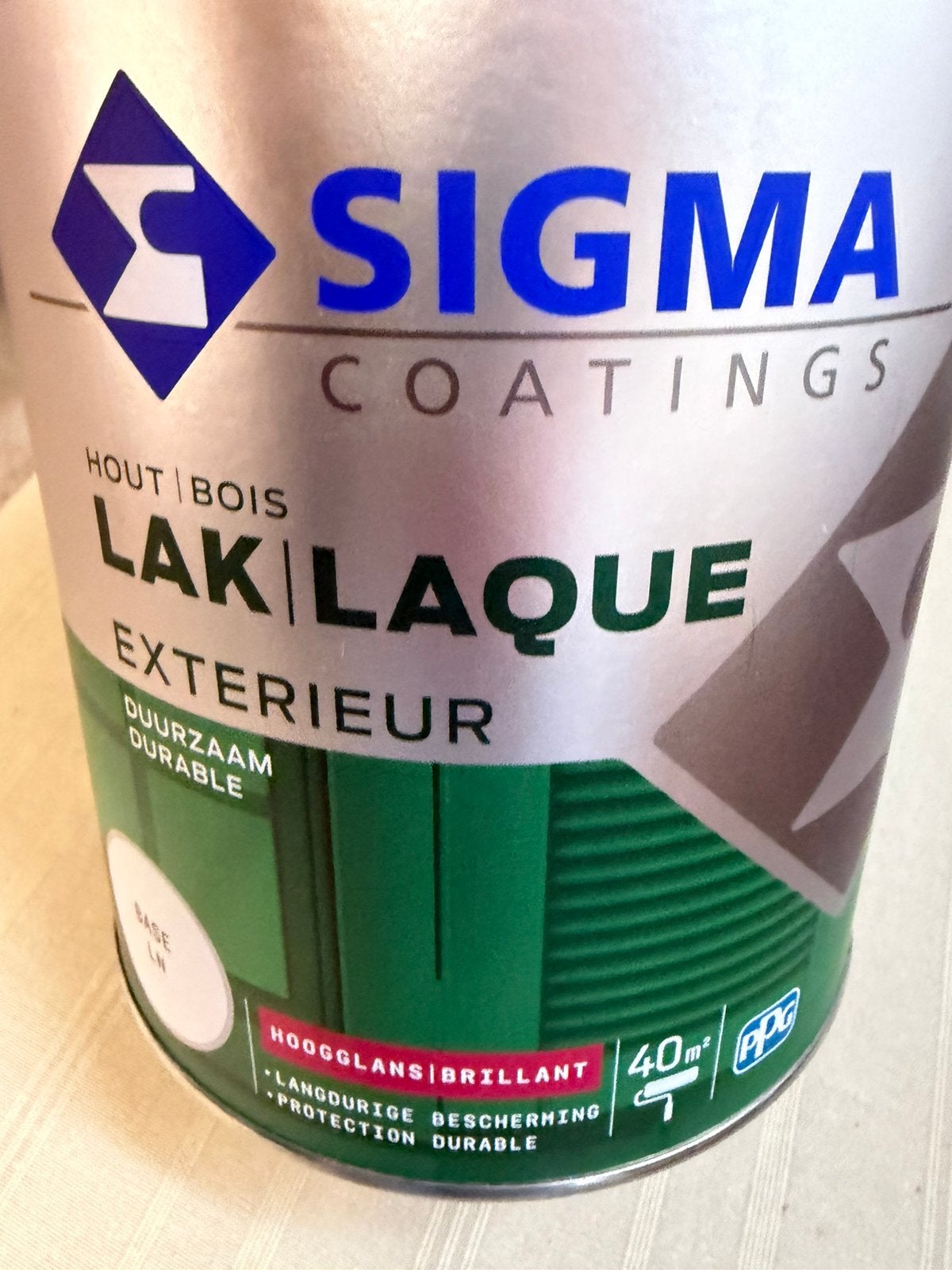 Sigma synthetische buitenlak ral 9010, zuiver wit 2,5liter, Ophalen of Verzenden, Nieuw
