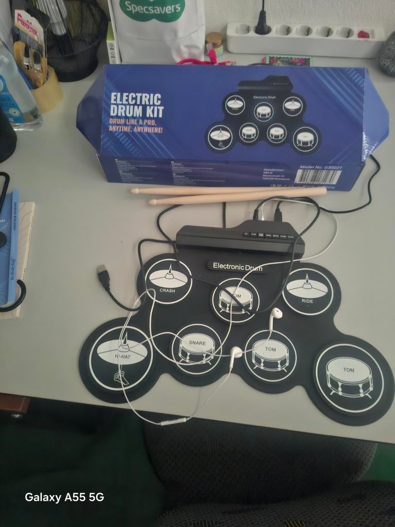 Elektronische drumspad - Zo goed als nieuw, Muziek en Instrumenten, Drumstellen en Slagwerk, Ophalen of Verzenden, Zo goed als nieuw
