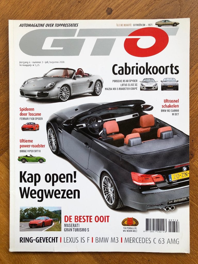 GTO Automagazine nr.3 2008, Verzenden, Zo goed als nieuw, GTO Automagazine