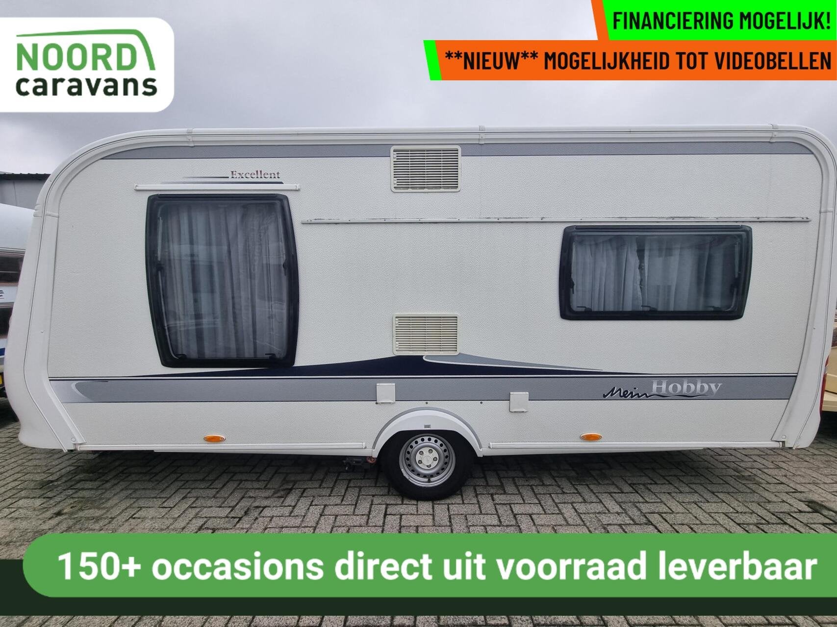 Hobby 490 SFF EXCELLENT QUEENSBED + MOVER + LUIFEL + AIRCO, Hobby, 7 tot 8 meter, Bedrijf, Hordeur