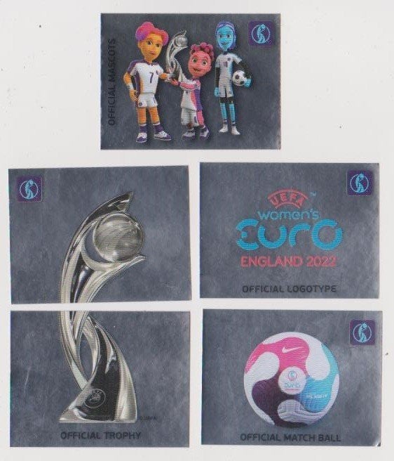 Panini stickers Euro 2022 Women, Verzenden, Zo goed als nieuw, Buitenlandse clubs, Poster, Plaatje of Sticker
