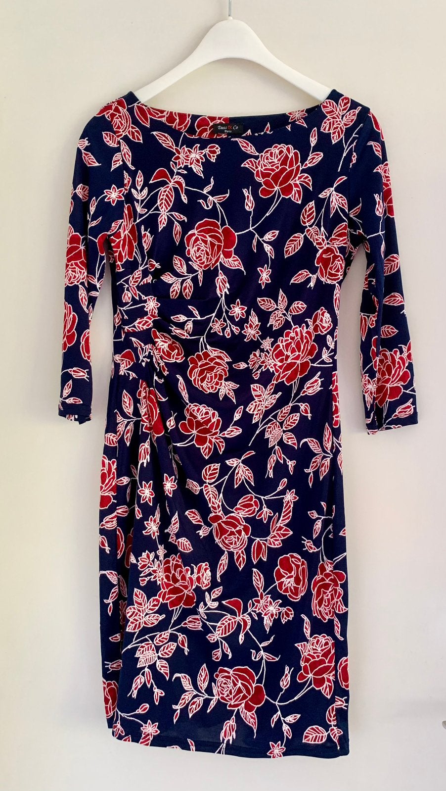 Supermooi jurkje, S, Dass &Co, Kleding | Dames, Blauw, Ophalen of Verzenden, Zo goed als nieuw, Knielengte