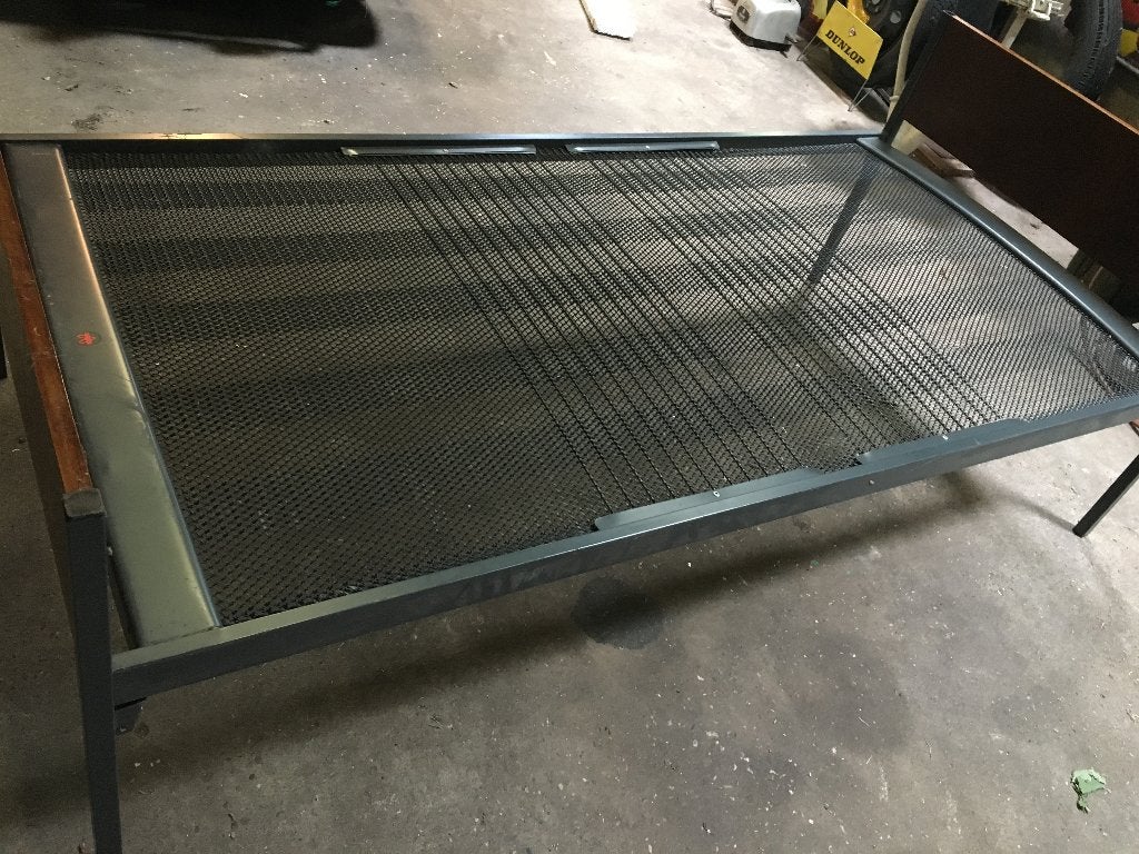 hoog degelijk bed, Ophalen, Gebruikt, 90 cm, Eenpersoons