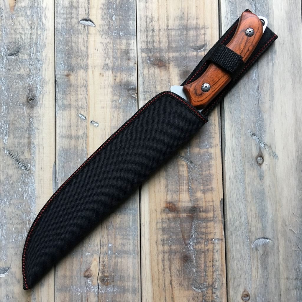 Grote kukri (38 cm) met houten handvat, Verzamelen, Verzenden, Overige soorten, Overige gebieden, Mes of Dolk