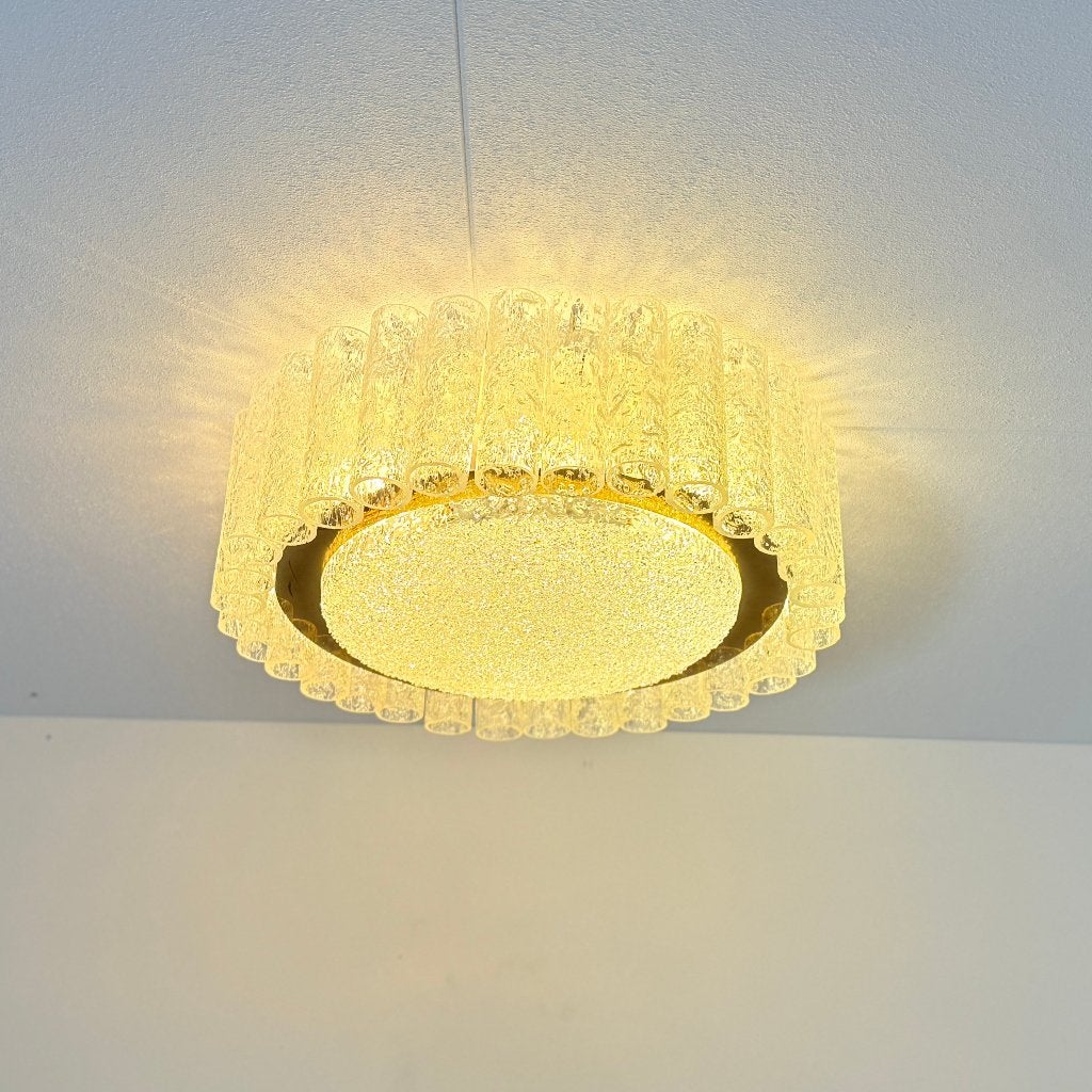 Doria Leuchten muranoglazen plafondlamp, D, Kroonluchter, Gebruikt, Doria leuchten