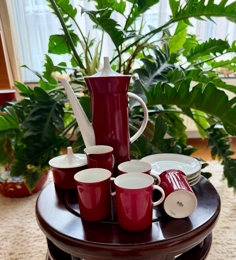 Prachtig Rosenthal Secunda Purpur Koffieservies - Vintage, Ophalen of Verzenden