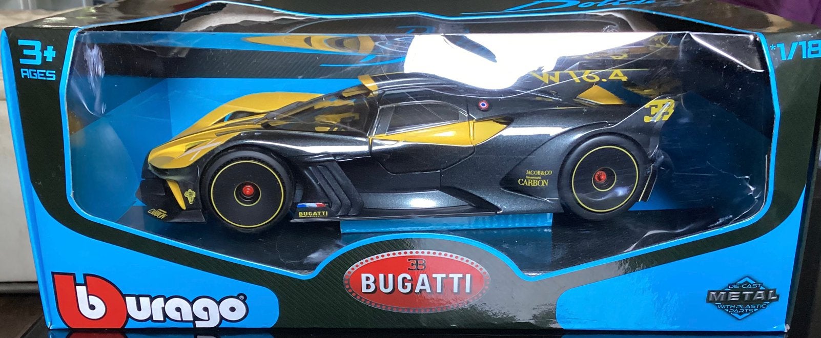 Bugatti Bolide, Ophalen of Verzenden, Zo goed als nieuw, Auto, Bburago