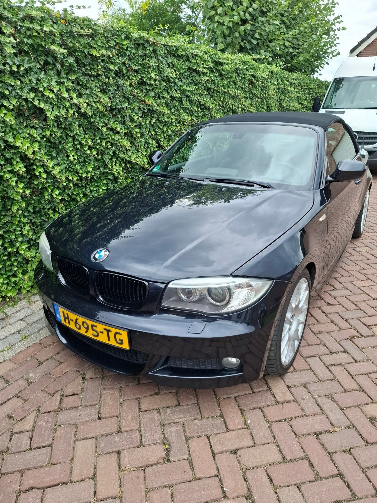 BMW 1-Serie 2.0 118I Cabrio 2012 Zwart, Auto's, 1-Serie, 1995 cc, Cabriolet, 4 stoelen