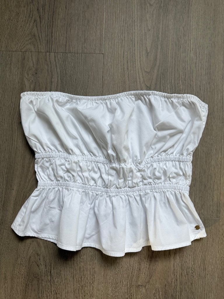 Costes witte corset top maat S (nieuw), Wit, Nieuw, Ophalen of Verzenden, Costes