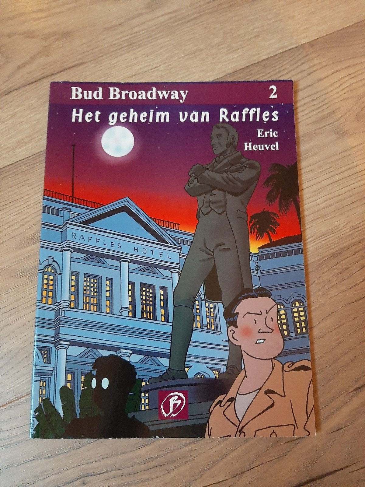 Bud Broadway - Het geheim van Raffles (deel 2), Eén stripboek, Ophalen of Verzenden, Zo goed als nieuw, Eric Heuvel