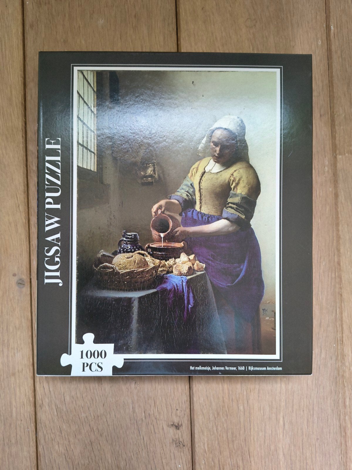 legpuzzel JIGSAW Het Melkmeisje 1000 stukjes, Hobby en Vrije tijd, Ophalen, 500 t/m 1500 stukjes, Zo goed als nieuw, Legpuzzel
