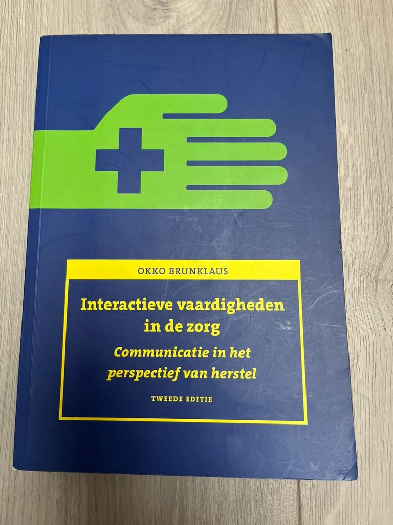 O. Brunklaus - Interactieve vaardigheden in de zorg, O. Brunklaus, Ophalen of Verzenden, Zo goed als nieuw, Nederlands