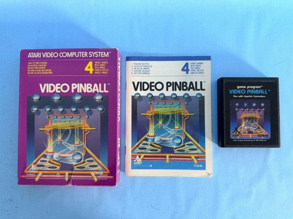 Video Pinball (Atari 2600), Spelcomputers en Games, Gebruikt, Overige genres, 1 speler, Ophalen of Verzenden