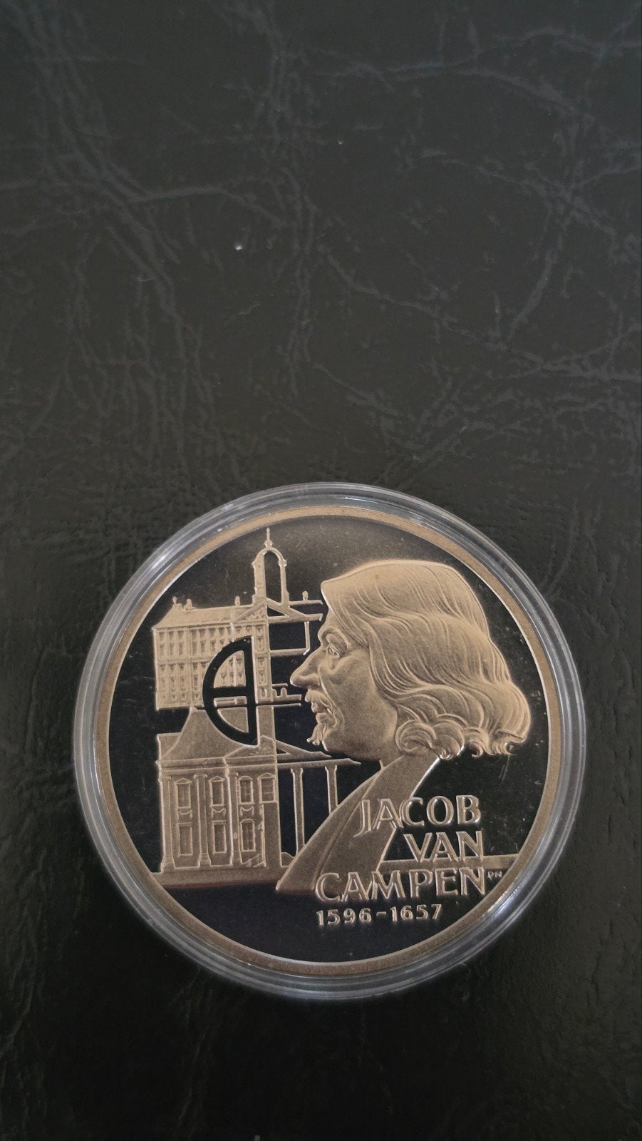 10 ECU munt Jacob van Campen 1996, Koningin Beatrix, Zilver, Losse munt, Overige waardes
