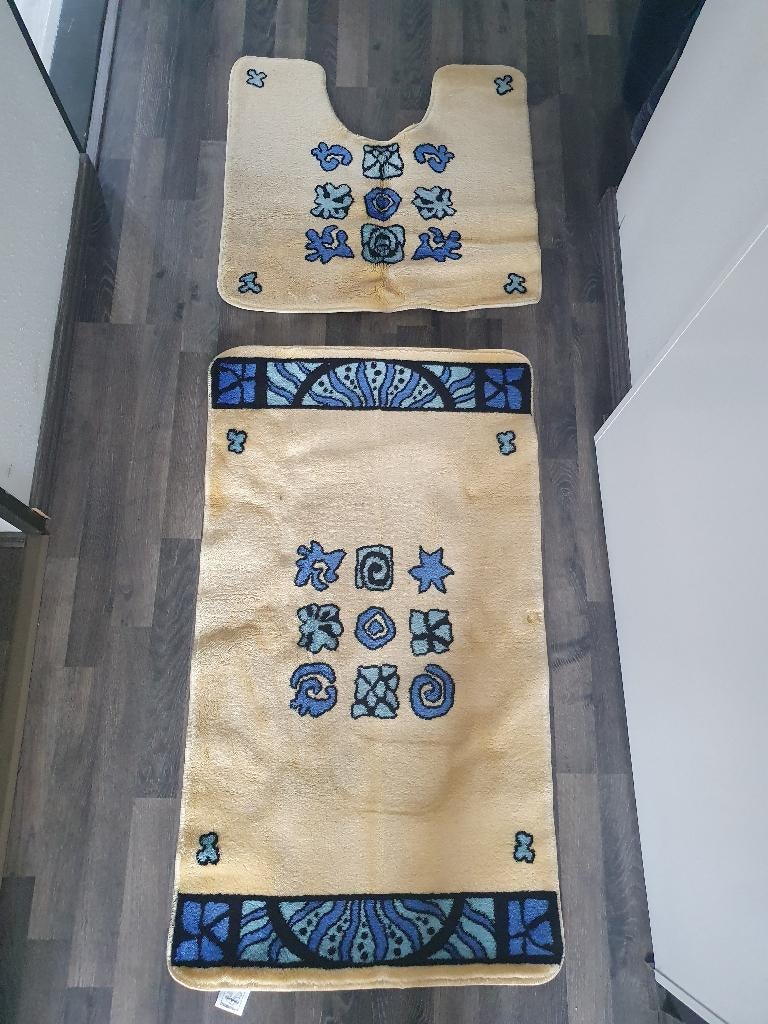 AquaNova Set Badmat + WC-mat, Ophalen of Verzenden, Zo goed als nieuw
