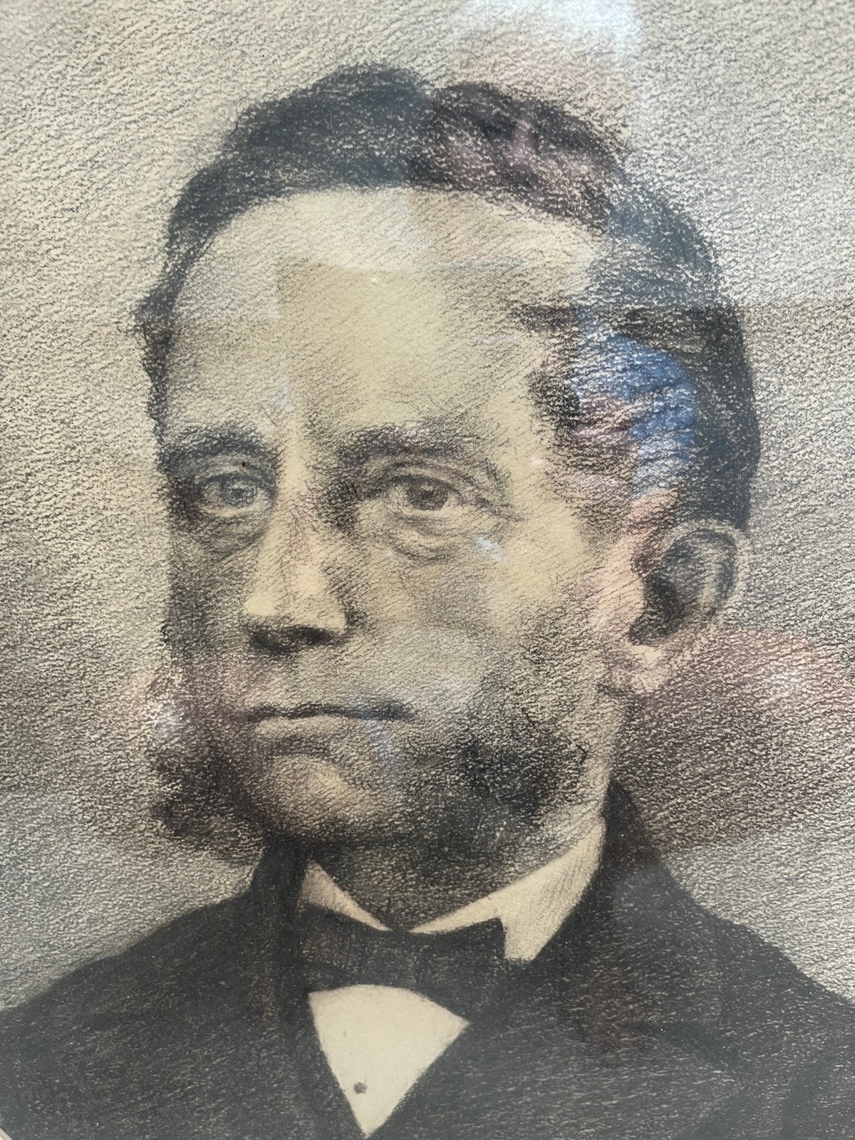Thorbecke houtskooltekening, Ophalen, Realistisch, Tekening, Portret of Personen