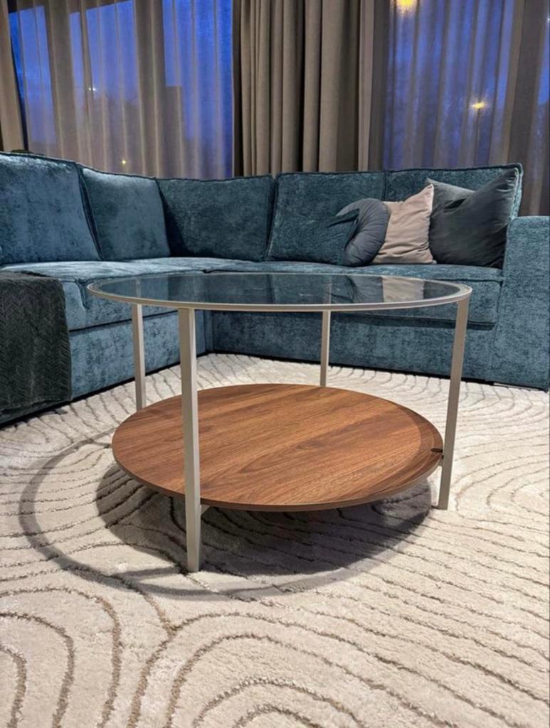VITTSJÖ Salontafel, Huis en Inrichting, Tafels | Salontafels, Ophalen, Rond, 50 tot 100 cm, Minder dan 50 cm