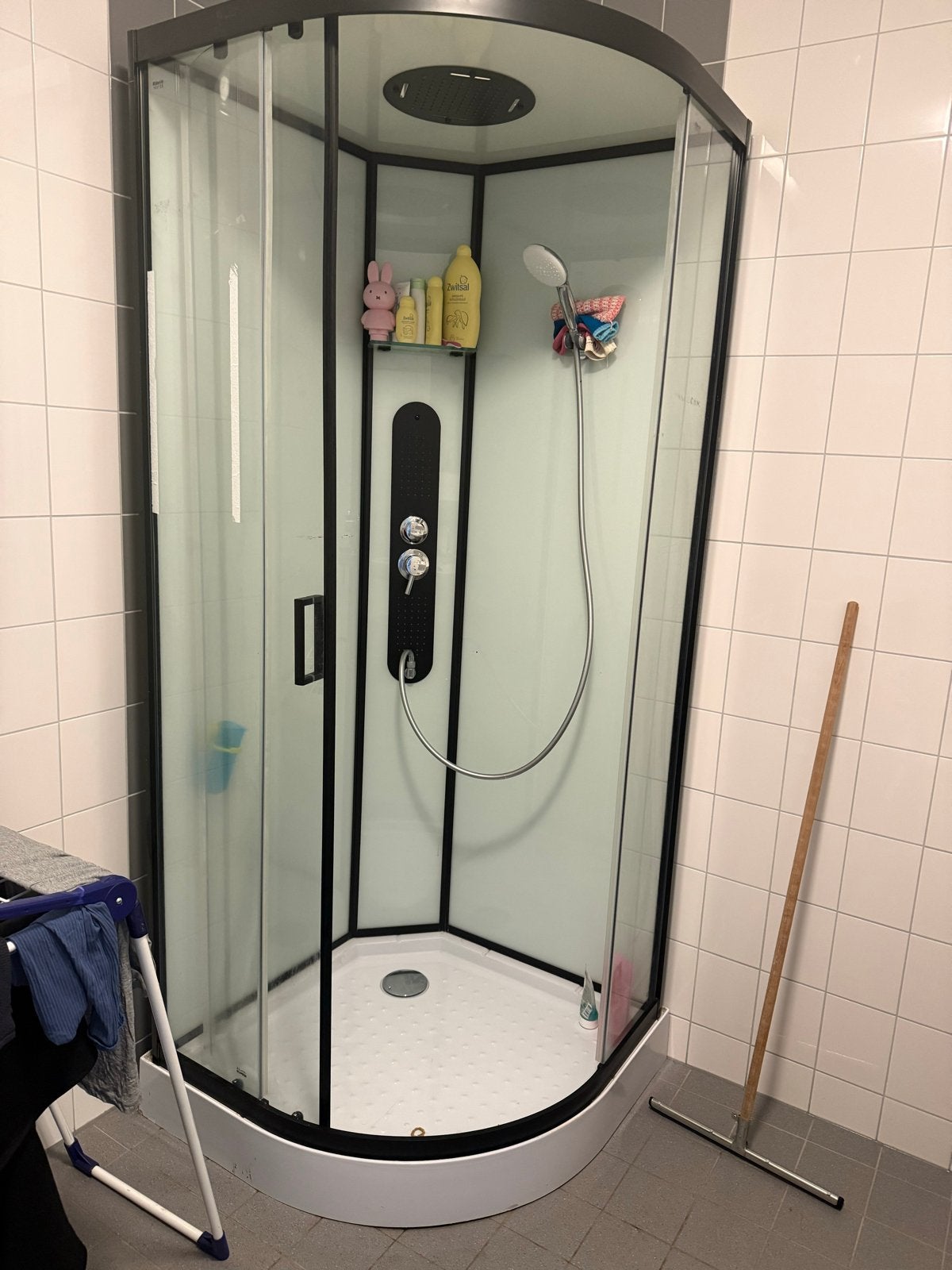Gratis ophalen Douchecabine - mist een deur, Ophalen, Gebruikt, Glas, Douche