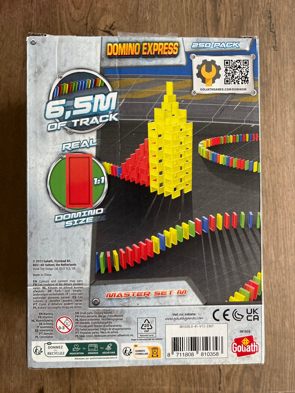 Domino Express Master Set M - 250 dominostenen, Ophalen of Verzenden, Gebruikt, Jongen of Meisje