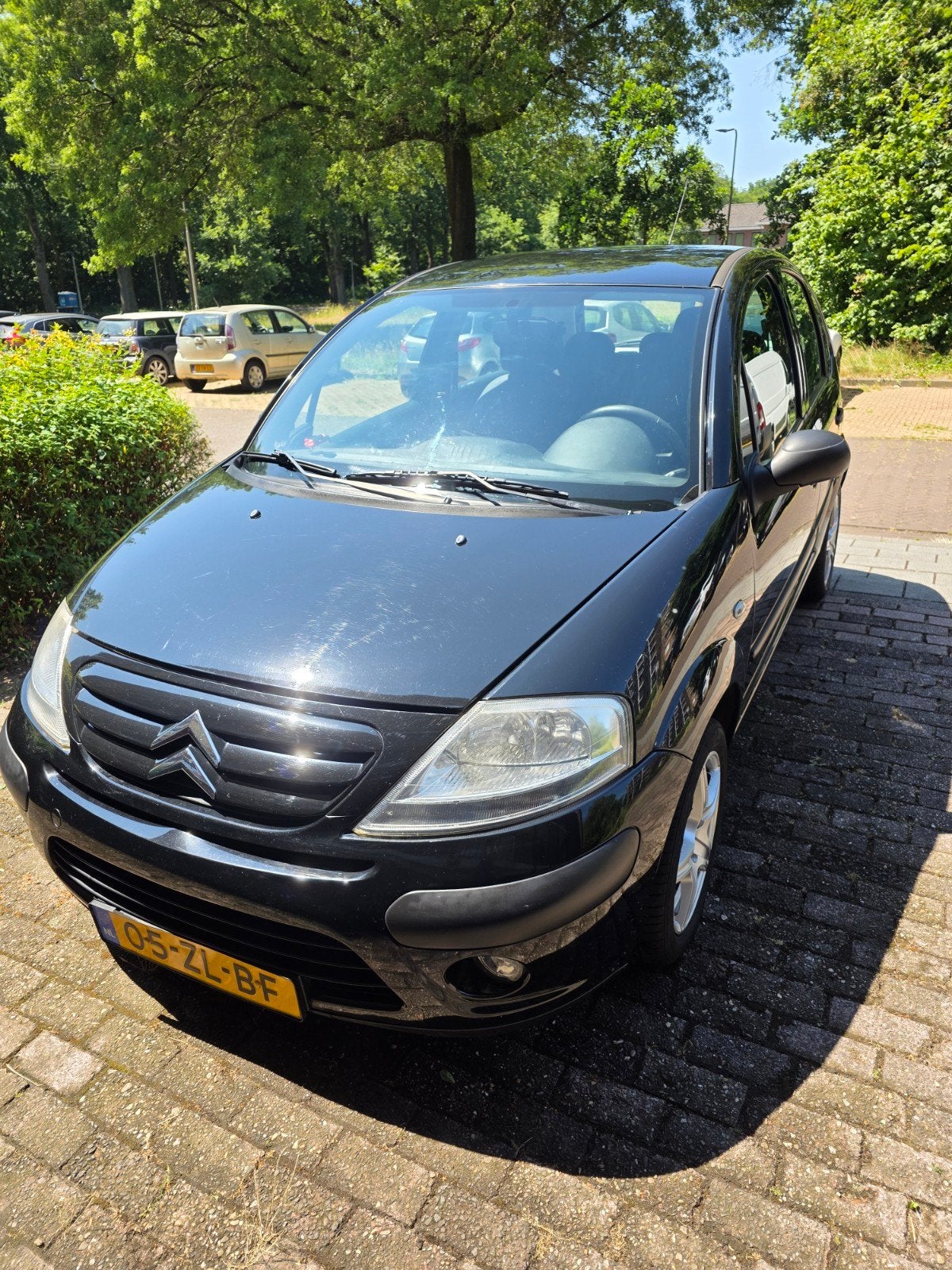 Citroën C3 1.4 2008 123.000 km nieuwe apk, Auto's, Voorwielaandrijving, 74 pk, Zwart, 995 kg