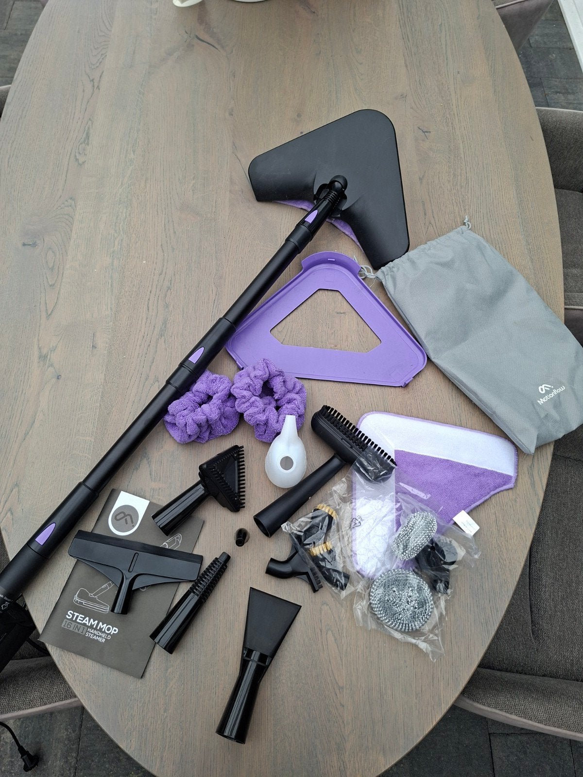 Motionflow 16-in-1 Stoomreiniger - Veelzijdig & Krachtig, Ophalen of Verzenden, Overige merken, Inclusief accessoires, Stoomreiniger