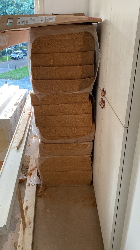 Houtvezel isolatieplaten 12 en 8 cm, Overige materialen, 10 tot 15 m², Nieuw, 8 tot 12 cm