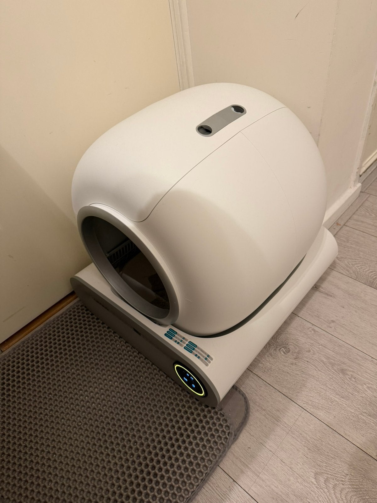 Elektronische kattenbak, Dieren en Toebehoren, Ophalen, Zelfreinigend, Zo goed als nieuw, Gesloten