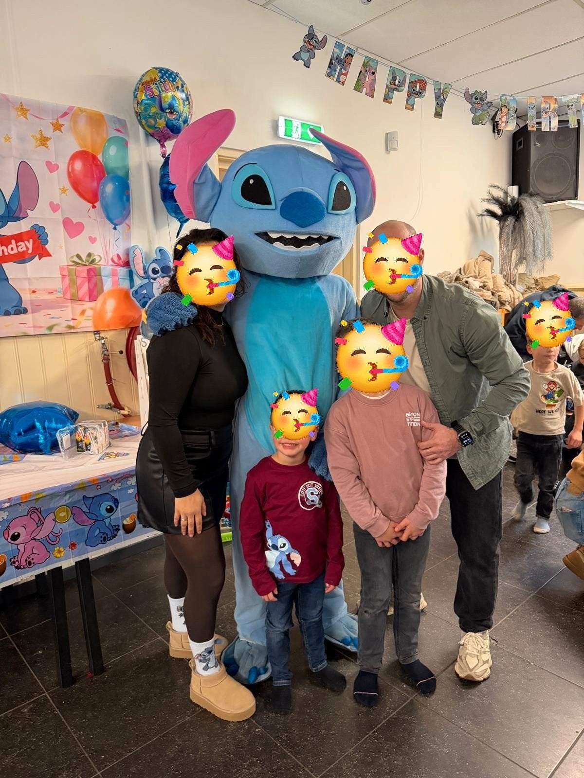 Stitch mascotte te huur, Ophalen, Zo goed als nieuw, Overige