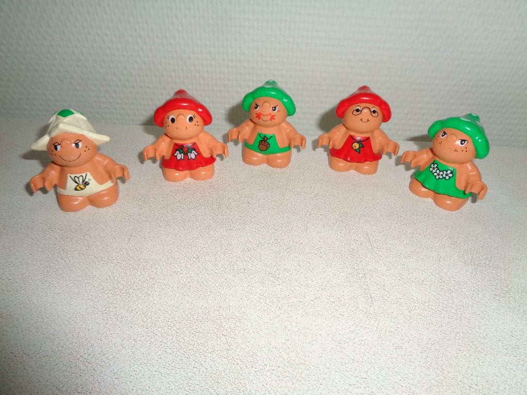 Duplo 5 poppetjes Bosfiguren., Ophalen of Verzenden, Zo goed als nieuw, Duplo